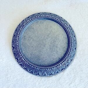 Vtg Pewter Carson Etched Round Pillar Candle Holder Candles Signed Decor